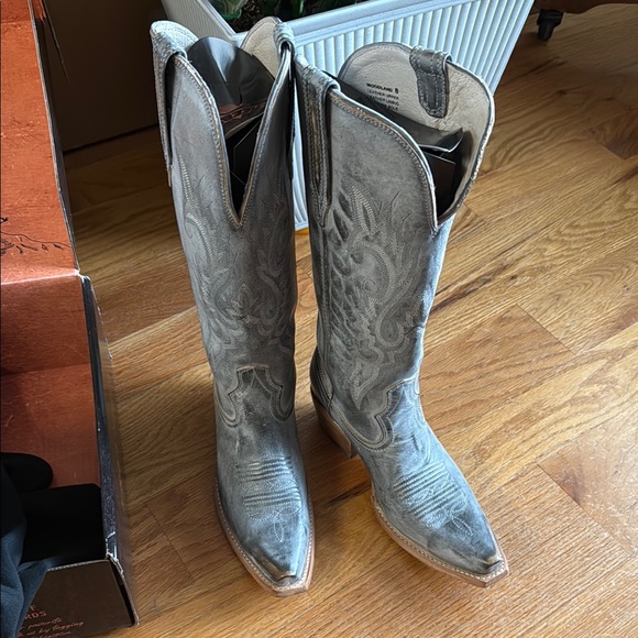 freebird Shoes - Freebird Black Leather Heeled Boots